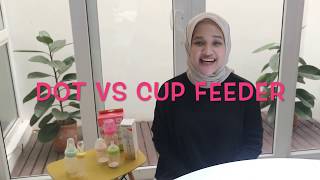 Dot vs Cup Feeder Review Medela Soft Cup Feeder [upl. by Kristofer]