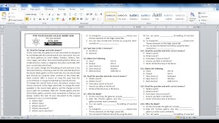 3 Fold Question Paper in Ms Word  How to Type 3 Fold Question Paper in Ms Word [upl. by Cogswell]