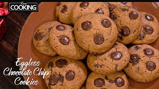 Chocolate Chip Cookies  Eggless Cookie  Christmas Cookies  Holiday Cookies  Christmas Recipes [upl. by Nered]