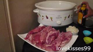 Easy Slow Cooker Pork Ribs Recipe5 ingredients to Fabulous [upl. by Griffin]