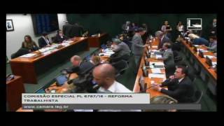 PL 678716  REFORMA TRABALHISTA  Reunião Deliberativa  14022017  1504 [upl. by Procto]