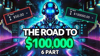 100000 On Binary Options Using AI Trading Robot Signals  Profitable Trading Strategy  6 PART [upl. by Hollinger723]