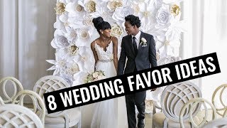 8 Wedding Favor Ideas [upl. by Engamrahc294]