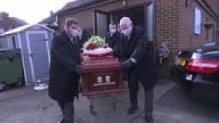 Pandemic toll weighs heavy on UK funeral directors [upl. by Itida]