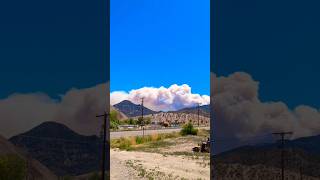 Silver king fireKimberly Utah ghost town praying it dont burn cabins and the mine history there [upl. by Goober]