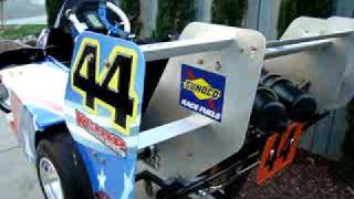 Superkart Yamaha RD250 engine test [upl. by Aicatsal940]