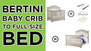 Howto Convert Dream On Me Baby Crib into Day Bed EASY [upl. by Ettesil]