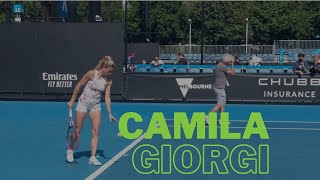 Camila Giorgi Serving [upl. by Phonsa557]