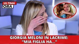 🔴 GIORGIA MELONI IN LACRIME LA NOTIZIA DI POCO FA quotMIA FIGLIA HAquot [upl. by Ashli]