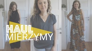 HAUL wyprzedazowy MIERZYMY HampM Zalando  NiePolka [upl. by Lashoh]