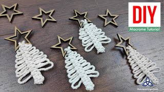 MACRAME CHRISTMAS TREE TUTORIAL [upl. by Lohse]