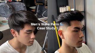 Case Study 1 Mens Wave Perm Stepbystep Perm amp Haircut Breakdown [upl. by Suiram]