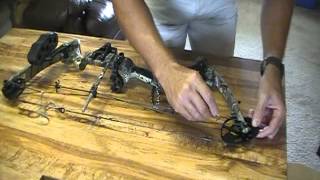 How to change the draw length on a Bowtech Diamond [upl. by Nailimixam]