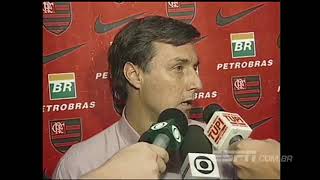 quotO novo técnico do Flamengo é o senhor Waldemarquot [upl. by Aleihs291]