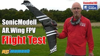 SonicModell ARWing ReadyToFly LOW PRICE FPV RC plane ESSENTIAL FLIGHT TEST UltraHD and 4K [upl. by Aneled]