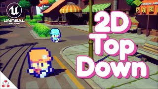 Make a 2D Top Down Game in Unreal Engine 5  Tutorial [upl. by Eduj]