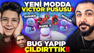 YENÄ° MODDA EKÄ°PLE 4 VÄ°CTOR PUSUSU ğŸ˜‚ HARÄ°TA BUGU YAPIP SÄ°NÄ°RDEN DELÄ°RTTÄ°K  PUBG MOBILE [upl. by Zelikow]