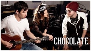 Chocolate  The 1975 Savannah Outen Acoustic Cover ft Jake Coco amp Corey Gray [upl. by Ahsatin]