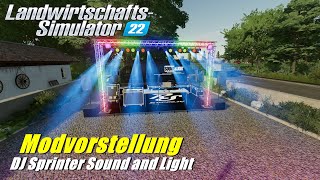 LS22  Kirmes Fete Forains amp Co  18 DJ Sprinter Sound and Light LANDWIRTSCHAFTS SIMULATOR 22 [upl. by Marrin]