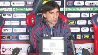 Verso CrotoneCagliari mister Juric in conferenza [upl. by Asille383]