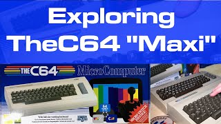 Exploring TheC64 quotMaxiquot FullSize Commodore 64 Replica [upl. by Kedezihclem]