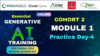 Practice Session 4  Introduction to Generative AI  Cohort 2  Thursday [upl. by Tjon503]