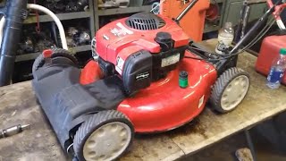 troybilt tb200 mower briggs and stratton 625 ex carburetor repair [upl. by Mcmillan]