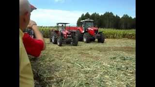 Trator MF 255 com plantadeira MF 2 linhas  Expoagro Afubra 2012 [upl. by Terrence]