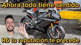 Yamaha R6 revisión a fondo y prueba de manejo a fuego 🔥 [upl. by Paradies]