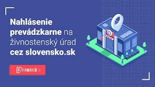 Nahlásenie prevádzkarne na živnostenský úrad  návod [upl. by Eeladnerb]