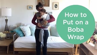 How to Put on a Boba Wrap  Babylist [upl. by Jandel]