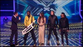 Meet me Halfway  Black Eyed Peas  XFactor live performance [upl. by Ruberta]