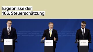 Ergebnissen der 166 Steuerschätzung – Pressekonferenz mit Christian Lindner [upl. by Loy]