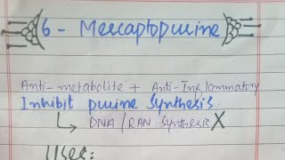 Pharmacology Anti cancer drugs topic Anti metabolites part 2 [upl. by Raskin]