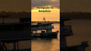 NAVEGAÇÃO NA AMAZÔNIA Barco regional no lago de Tefé região do médio rio Solimões Amazonas [upl. by Aniela]