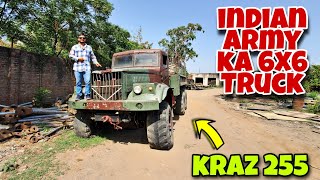 Indian Army ka Sabse Powerful Truck 😱 KRaz 255 6x6 Heavy Offroader [upl. by Ketchan]