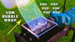 FAST SHREDDER VS BUBBLE WRAP AMAZING RESULT [upl. by Colet]