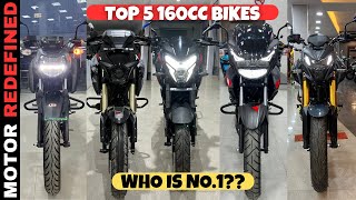 BestTop 5 160CC Bikes To Buy In 2024  Motor Redefined [upl. by Ayocal242]