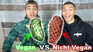 VEGANES ESSEN vs NICHT VEGANES ESSEN   Kelvin und Marvin [upl. by Ziegler434]