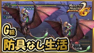 【MHP2G】【G級】【ゲリョス亜種ニ頭】遅延大好きゲリョス君防具なしでクリア！ 猫火事場睡眠爆破！【モンスターハンター2ndG】【実況】【ＰＳＰ】43 [upl. by Aman205]