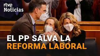 La REFORMA LABORAL sale ADELANTE por un ERROR del POPULAR ALBERTO CASERO  RTVE Noticias [upl. by Elspeth]