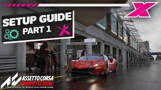 Assetto Corsa Competizione Setup Guide Part 1 [upl. by Noraf865]