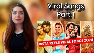 Instagram Reels Viral Trending Songs Of 2024 India PART1 Reaction [upl. by Akirrehs262]