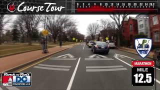 2014 Rock n Roll DC Marathon Course Tour [upl. by Daigle267]