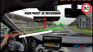 De Meest Gemaakte Fout Bij Het Invoegen  De Beste Uitleg Voor Jouw Rijexamen [upl. by Ryon986]