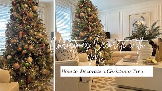 2023 Christmas Decorate with MeChristmas TreeLiving Room Styling [upl. by Nyrok]