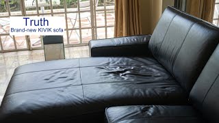 IKEA Philippines SOFA KIVIK leather [upl. by Norag303]