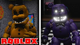 Becoming Withered Golden Freddy and Shadow Freddy in Roblox Archived Nights FNAF RP [upl. by Ilyk]