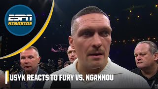 Oleksandr Usyk still wants to fight Tyson Fury on Dec 23  ESPN Ringside [upl. by Rebecka]