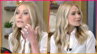 Kelly Ripa Shows Off New Lip Liner Makeup Trick Says She Looks Gollum Without [upl. by Ellimahs385]